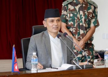 अन्तरिम सरकारको मुख्य काम समयमै निष्पक्ष निर्वाचन : गृहमन्त्री अर्याल