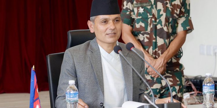 अन्तरिम सरकारको मुख्य काम समयमै निष्पक्ष निर्वाचन : गृहमन्त्री अर्याल