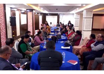 नयाँ बानेश्वरमा कांग्रेस संस्थापन पक्षधर नेताहरुको भेला