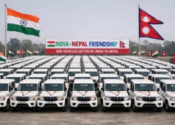 आगामी निर्वाचनका लागि भारतद्वारा नेपाललाई ५३८ सवारीसाधन सहयोग