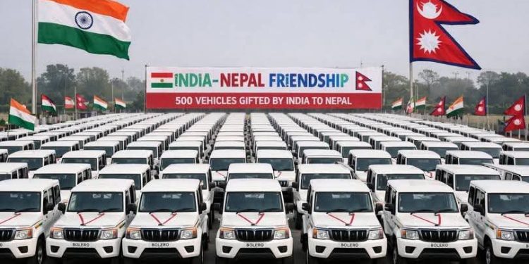 आगामी निर्वाचनका लागि भारतद्वारा नेपाललाई ५३८ सवारीसाधन सहयोग
