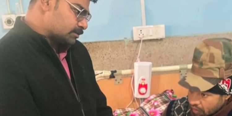 चुनावी सहानुभूतिको राजनीति? – चौरसियाको घाइते पटेलसँगको भेटमाथि उठे प्रश्न