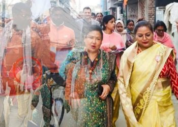 सरकारी शिक्षिकाद्वयको खुला चुनाव प्रचार: आचारसंहिता उल्लंघनमा प्रशासन मौन