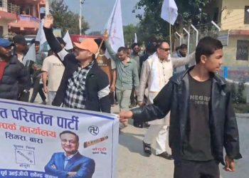बारा क्षेत्र नं. ४ मा सर्वेन्द्र खनालको पक्षमा जेन–जी युवा एकजुट