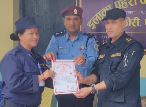 पर्सामा निर्वाचन प्रहरीलाई धन्यवादसहित बिदाइ कार्यक्रम सम्पन्न