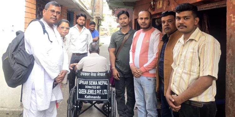 वीरगञ्जमा व्हीलचेयर वितरण: सेवा र सहकार्यको प्रेरणादायी उदाहरण