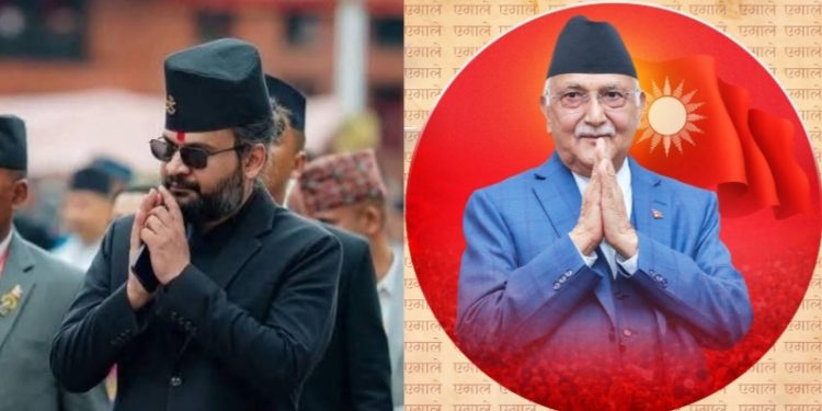 झापा–५ मा कडा प्रतिस्पर्धा : बालेन शाह बनाम केपी शर्मा ओली