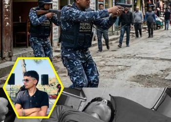 कीर्तिपुरमा हत्या अभियुक्त पक्राउ गर्ने क्रममा प्रहरीको फायर, घाइते