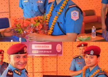 लुम्बिनी प्रदेशको उत्कृष्ट प्रहरी घोषित भइन् नैना चौधरी