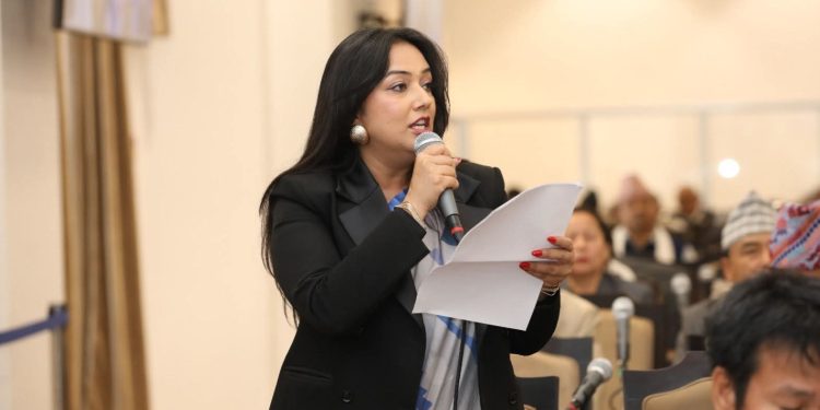 विषयमा सरकार किन मौन?’ भन्दै सांसद खुस्बु ओलीको प्रश्न