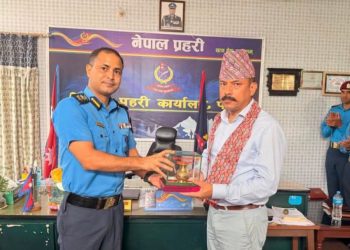 पर्सा प्रहरीका सूचना अधिकारी डीएसपी हरि बहादुर बस्नेतको काज सरुवा, सम्मानसहित बिदाइ