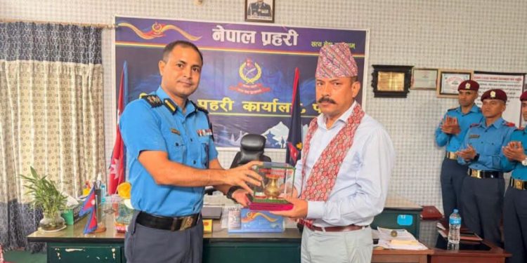 पर्सा प्रहरीका सूचना अधिकारी डीएसपी हरि बहादुर बस्नेतको काज सरुवा, सम्मानसहित बिदाइ