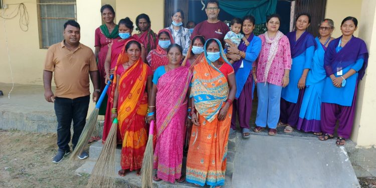 सेढवा बर्थिङ सेन्टरमा सरसफाइ कार्यक्रम आयोजना, गुणस्तरीय मातृ स्वास्थ्य सेवामा जोड